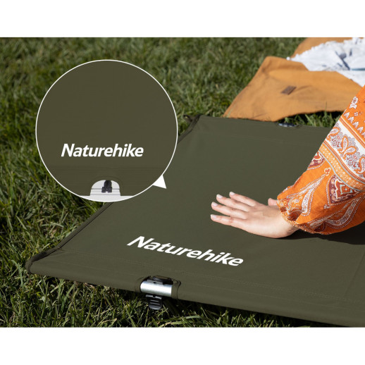 Ліжко складане Naturehike XJC05 NH20JJ001, Поліестер Oxford / алюміній (хакі)