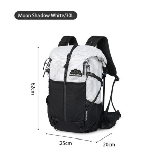 Рюкзак туристичний Naturehike Helium CNK2300016, 30+5 л, білий