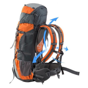 Рюкзак трекінговий Naturehike 70 л bright orange NH70B070-B