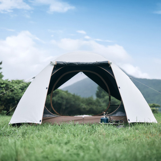 Намет двомісний Naturehike Greek Style CNK2300ZP024 світло-кавовий