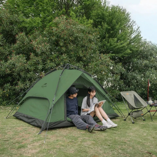 Намет тримісний автоматичний Naturehike NH21ZP008, темно-зелений