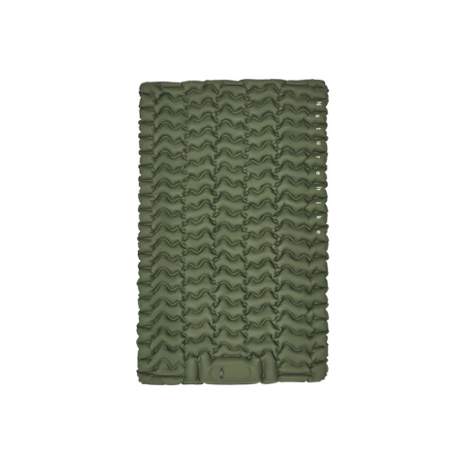 Матрац подвійний Naturehike CNK2550WS019, 65 мм, із вбудованою помпою, зелений
