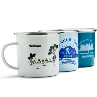 Кружка похідна Naturehike Mountains fun 0,35 л green (NH17M001-b)