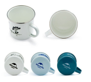 Кружка похідна Naturehike Mountains fun 0,35 л green (NH17M001-b)