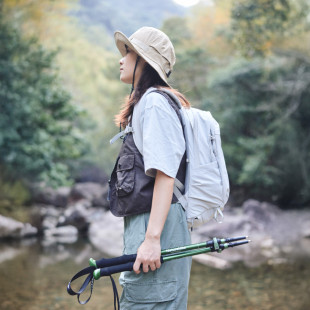 Трекінгова телескопічна палиця Naturehike CNK2550DS010 Sunlit Terk Base, 60-135 см, зелена