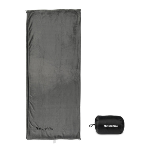 Підкладка для спального мішка Naturehike CNK2450WS024, фліс, графіт