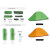 Намет надлегкий двомісний Naturehike Cloud Up Base 2 CNK2450WS032, зелений