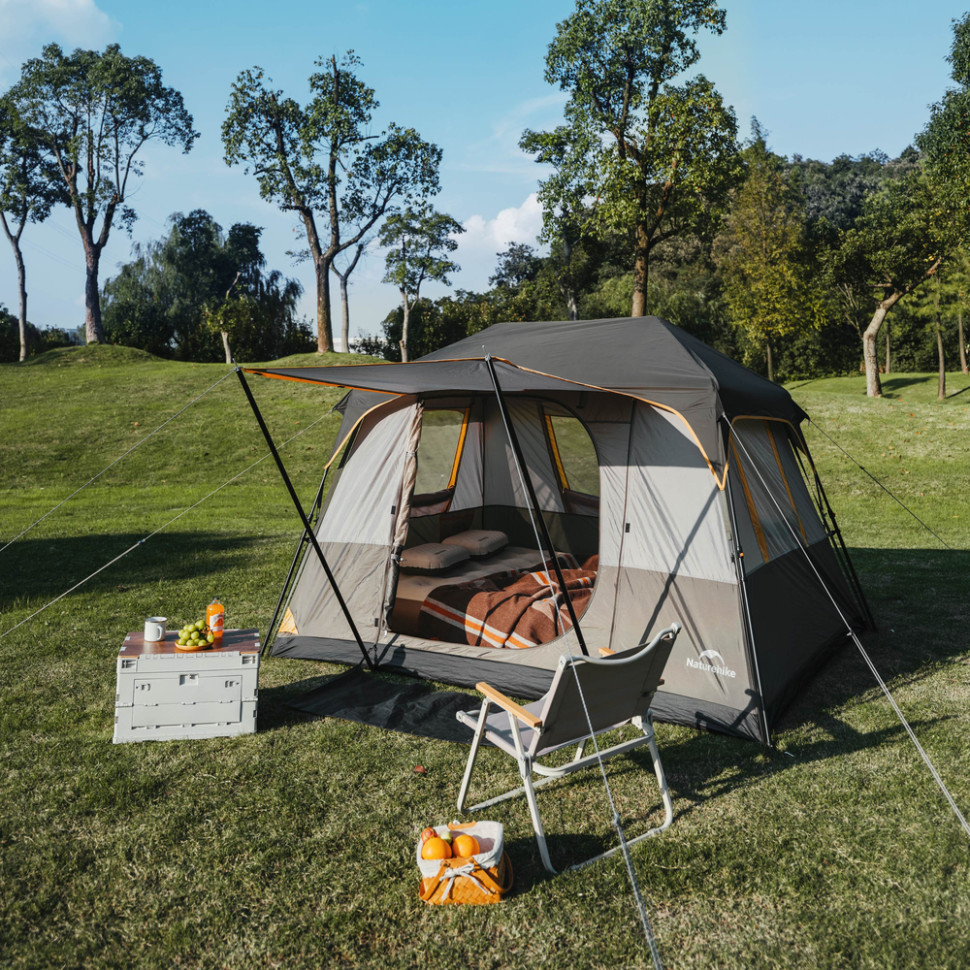 Намет чотиримісний Naturehike Cape Series 5.2 CNK2450WS037, сіро