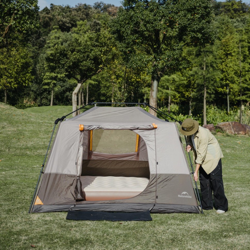 Намет чотиримісний Naturehike Cape Series 5.2 CNK2450WS037, сіро
