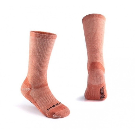 Шкарпетки Трекінгові Merino wool New m 36-39 Naturehike NH20FS048 помаранчеві