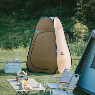 Душевая палатка раскладная Naturehike NH17Z002-P, коричневая (6927595776100)
