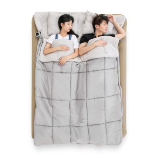 Спальный мешок двухместный Naturehike NH21MSD05, голубой