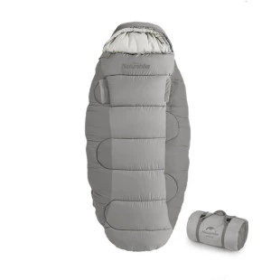 Спальный мешок овальный Naturehike PS300 CNK2350WS026, серый