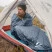 Спальник сверхлегкий Naturehike Ultralight LW180 NH21MSD09 левый, (15°C), p-p XL, серо-синий