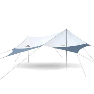Тент кемпінговий Naturehike UPF50 + Hexagon tarp з двома стійками, 520*460 см