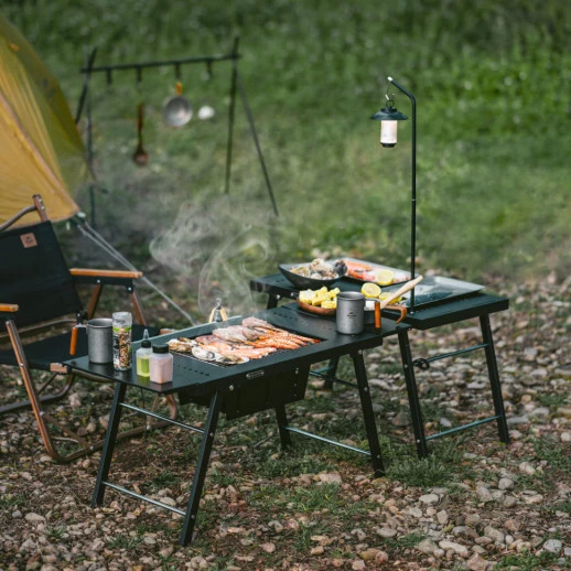 Стол для барбекю стальной Naturehike CNK2350CF018, черный
