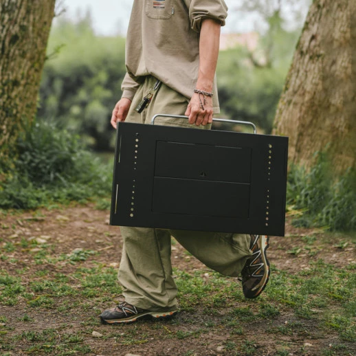 Стол для барбекю стальной Naturehike CNK2350CF018, черный