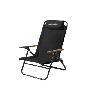 Крісло складане Naturehike CNK2550JJ012, сталь, чорний