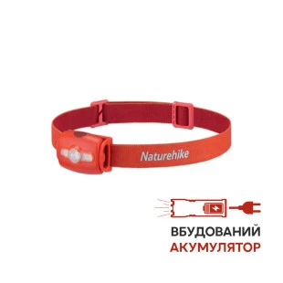 Фонарь налобный Naturehike Running  IP54 600mAh NH18T005-F красный