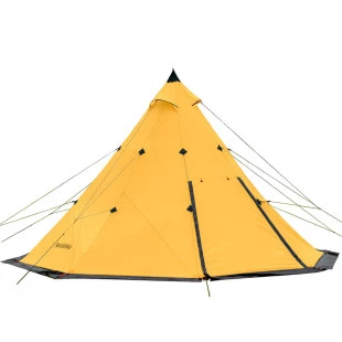 Палатка кемпинговая Naturehike TC 01 Pyramid 5-8 210T 65D polyester yellow (NH17T200-L)