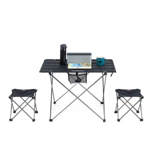 Столик складной Naturehike S 570х420х380 мм NH15Z012-S черный