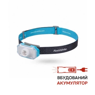 Ліхтар налобний Naturehike NH18T001-A, чорно-блакитний