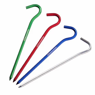 Колы с крючком алюминиевые Naturehike NH15A008-I, 16 см (8 шт)