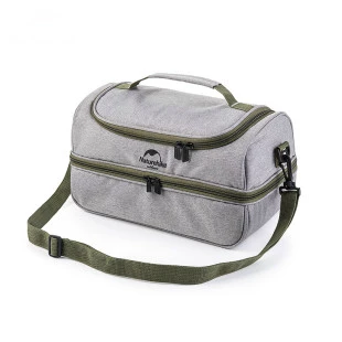 Ізотермічна сумка Naturehike L 23*17*28 см light grey NH17B001-B
