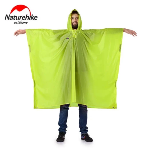 Пончо-дощовик 3 в 1 Naturehike NH17D002-m, 210T, зелений