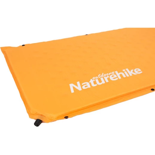 Коврик самонадувающийся с подушкой Naturehike NH15Q002-D, 25мм, оранжевый