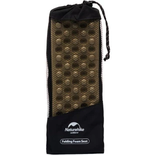 Сидушка складная XPE с чехлом Naturehike NH20PJ025, 15 мм, хаки