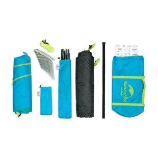 Палатка трехместная Naturehike P-Series NH18Z033-P 210T/65D, зеленая
