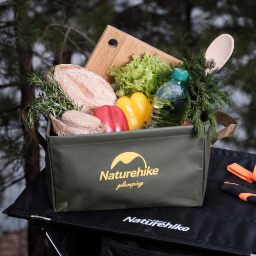 Відро складне Naturehike Square bucket 13л army green NH19SJ007