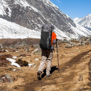 Рюкзак туристический Naturehike Rock NH20BB113, 40L + 5L, черный