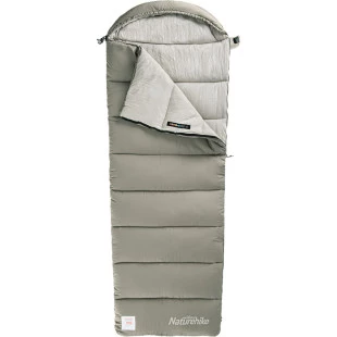 Спальный мешок с капюшоном с обычным мешком для хранения Naturehike M180 CNK2350WS023 левый, светло-зеленый