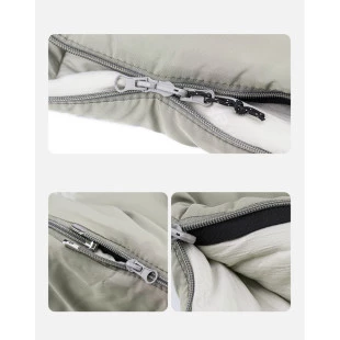 Спальный мешок с капюшоном с обычным мешком для хранения Naturehike M180 CNK2350WS023 левый, светло-зеленый