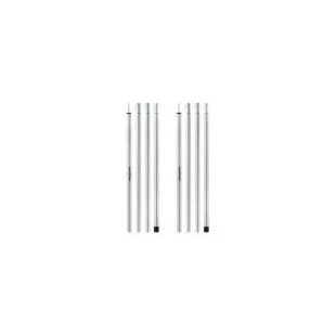 Стійки для тенту сталеві оцинковані Naturehike Steel poles Updated NH19PJ042, 25мм*2.4м, сірі (2 шт)