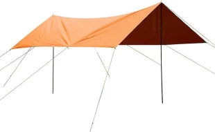 Тент кемпінговий Naturehike 420D 4х3 м, 2,5 кг orange (NH15T001-m)