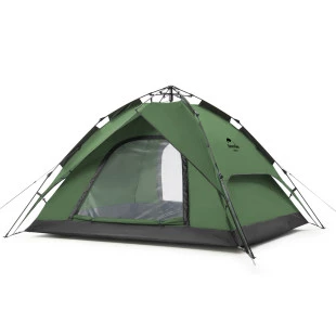Палатка трехместная автоматическая Naturehike NH21ZP008, темно-зеленая