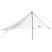 Тент туристичний Naturehike 20D silicone 4,25х2.55м 0,57 кг grey/white (NH15T003-M)