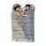 Спальник с капюшоном Naturehike M400 NH20MSD02, (1°C), правый, серый (6927595701270)