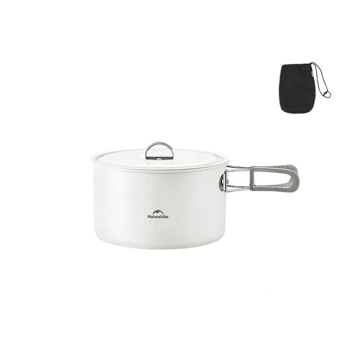 Кастрюля с керамическим антипригарным покрытием Naturehike CNK2450CF013, 3 л, алюминий