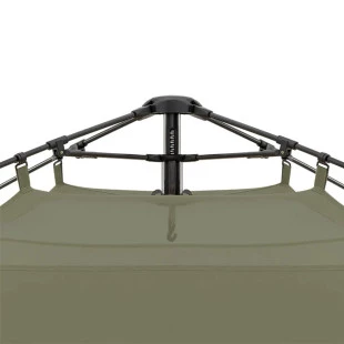 Палатка трехместная Naturehike UPF 50+ Ango pop up NH21ZP010, 210T со стойками, темно-зеленая