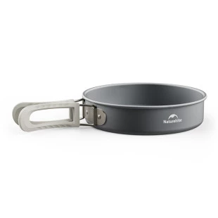 Сковорідка зі складаною ручкою Naturehike CNK2450CF010, 17,5 см, алюміній