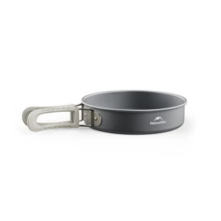 Сковорідка зі складаною ручкою Naturehike CNK2450CF010, 17,5 см, алюміній
