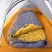 Спальник з натуральним пухом Naturehike CW400 NH18C400-D, p-р L, жовто-сірий