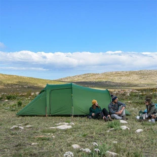 Намет Naturehike Opalus NH20ZP001, 210T, двомісний з футпринтом, Помаранчевий