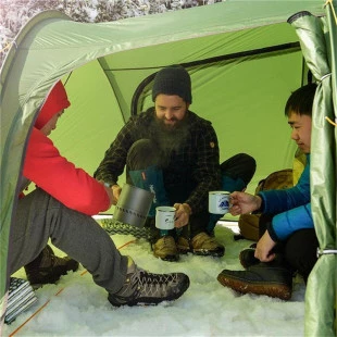 Намет Naturehike Opalus NH20ZP001, 210T, двомісний з футпринтом, Помаранчевий