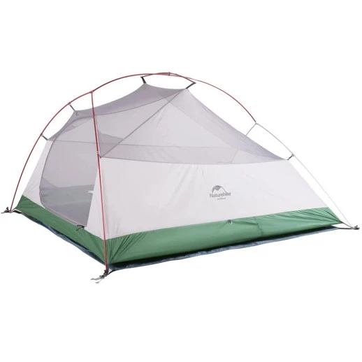 Палатка Naturehike Cloud Up 3 Updated NH18T030-T, 210T, сверхлегкая трехместная с футпринтом, зеленый