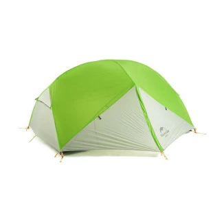 Намет Naturehike Mongar NH17T007-m, 20D надлегка двомісна з футпринтом, зелено-білий